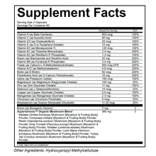 Multivitamin with Chelated Minerals and Mushroom Complex