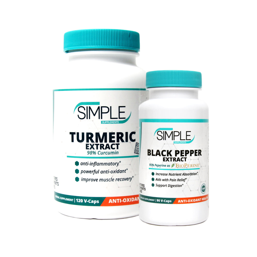 Turmeric + Black Pepper Extract Combo